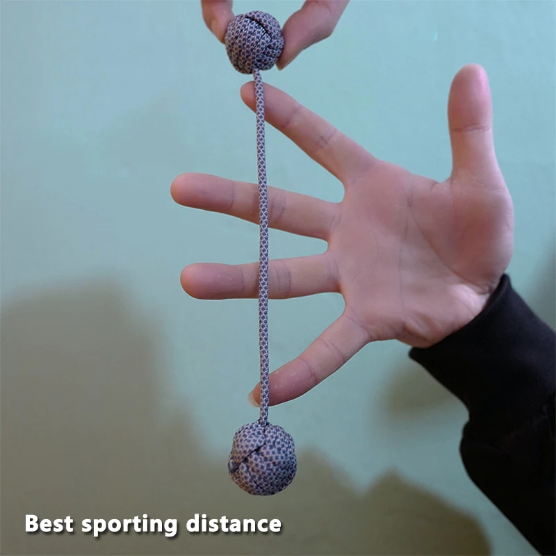 Imagem -06 - Monkey Fist Ball Brinquedos Dedo Paracord Stress Extreme Finger Movimento Brinquedos Bola de Aço Janela Quebrada Edc Fidget Toy Self Defense