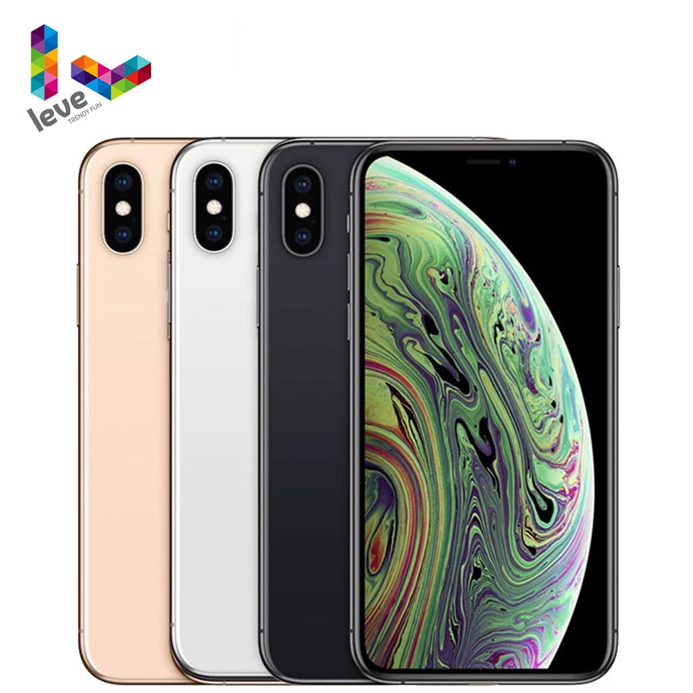 

Apple iPhone XS Max Mobile Phone 6.5inch A12 Bionic Original iOS 4GB RAM 64GB/256GB ROM Hexa Core 12MP NFC 4G LTE Cellphone