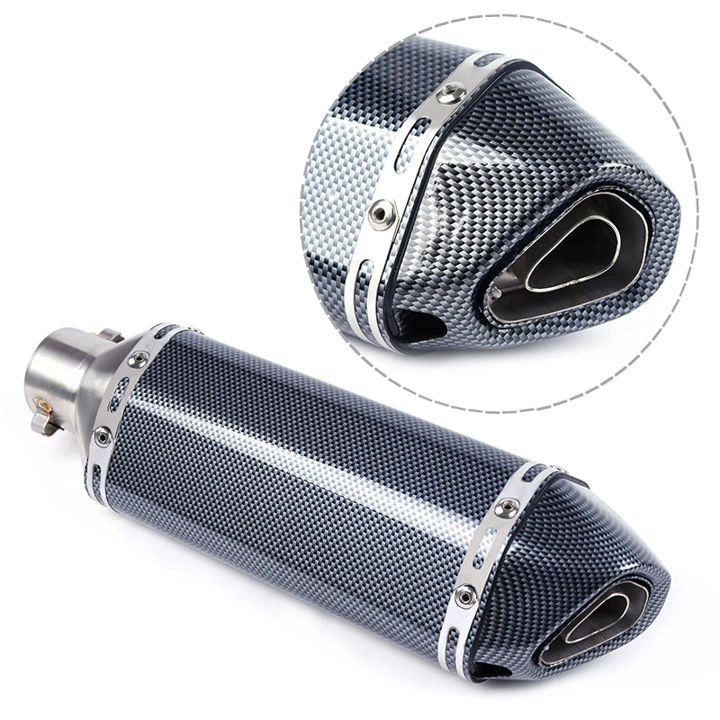 Motorcycle Exhaust Muffler Escape Middle Link Contact Pipe Slip On For Yamaha YZF-R1 R1 2009 - 2014