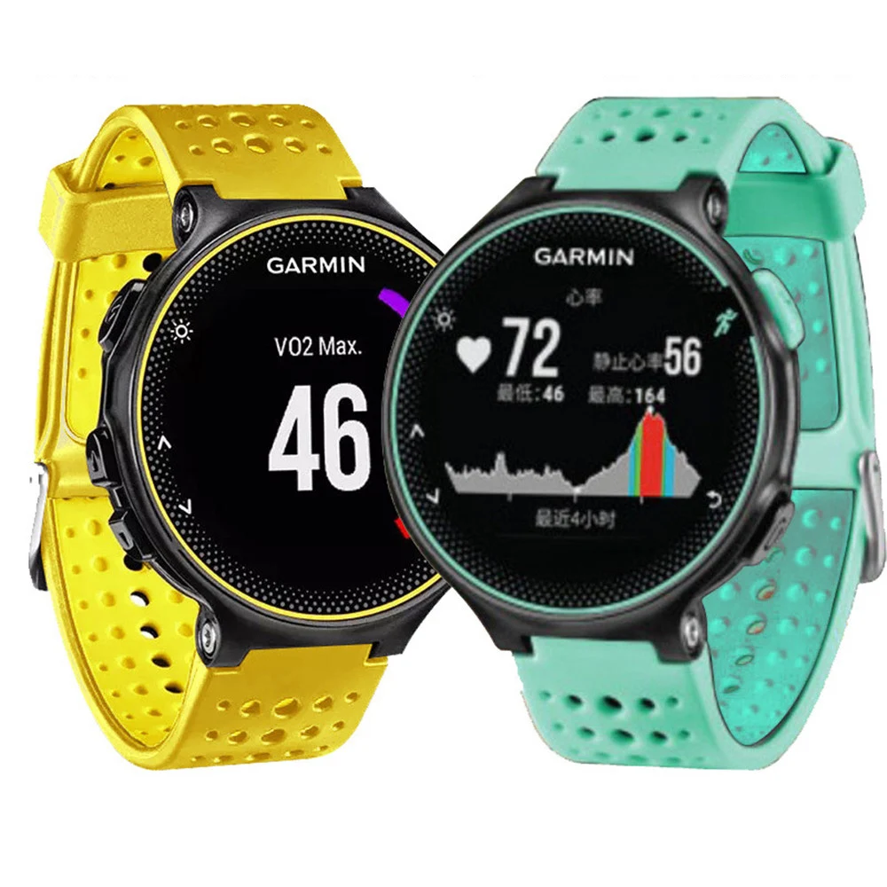 Correa de reloj de Color sólido para Garmin Forerunner, repuesto de pulsera Hipster de verano, 2022/220/230/235/620, 630/735