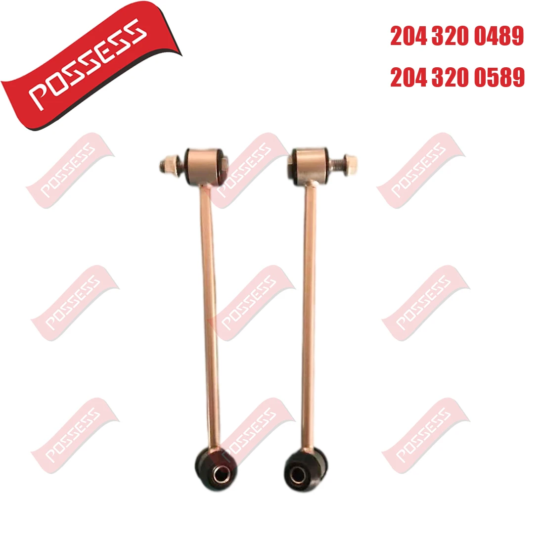 A Pair of  Rear Axle Sway Bar End Stabilizer Link Ball Joint For Mercedes Benz C-Class W204 S204 E-Class W212 S212 C218 GLK X204