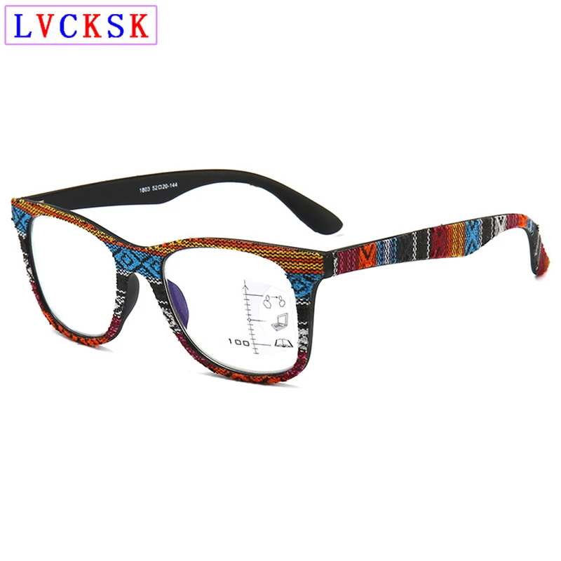 

Imitate Wooden Women Anti Blue Light Progressive Reading Glasses Men look near far Presbyopia Spectacles 8Coating +1.0~+3.5 N5