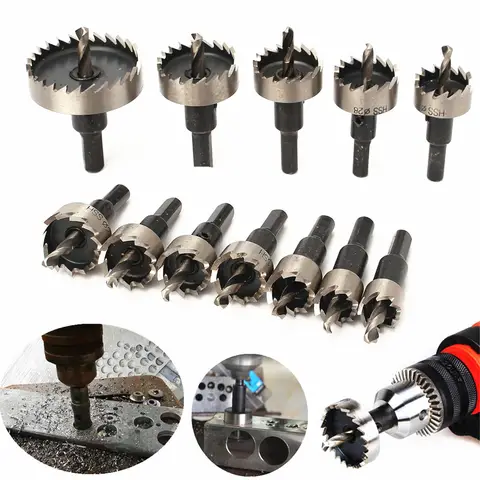 12pcs HSS Drill Bit Set 15-50mm ChgImposs