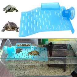 Pet Turtle Floating Island Suction Cup Decoration Accessories Plastic Rest Balcony Tortoise Aquarium Reptile Sports Floor Wharf