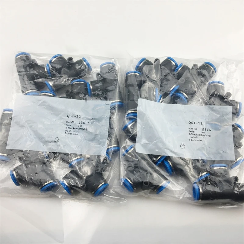 Conector de herramientas neumáticas QST-12, accesorios de unión de tuberías, codo neumático serie QST