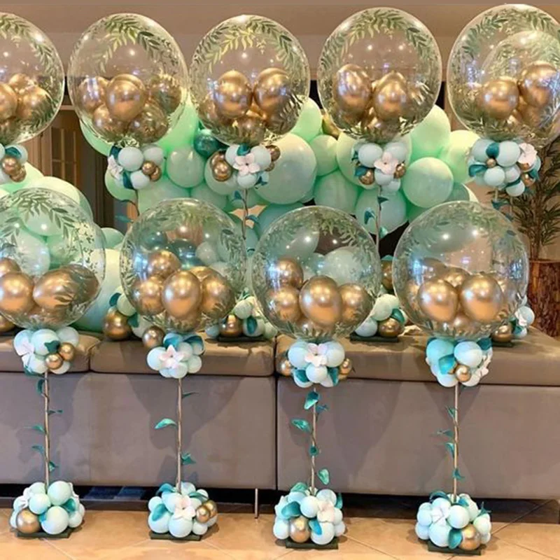 35/70cm Birthday Party Decor Table Balloons Stand Wedding Balloon Decoration Baloon Stick Holder Column Birthday Balons Support