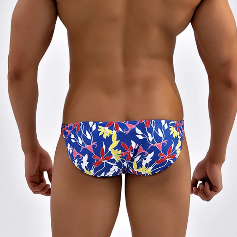 

Sexy Low Cut Mini Swimsuit Men Swim Wear Briefs Bikini Panties Swimwear Young Man Swimming Trunk Bath Suit Surf Short No String