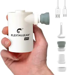 FLEXTAIL MAX PUMP EPS - Portable Air Pump Compressor Inflator Quick Inflate Deflate for Hiking/Camping/Air Mattress/Float