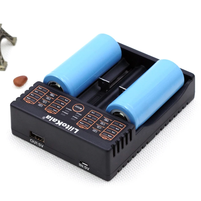 Liitokala Lii-402 18650แบตเตอรี่,ชาร์จ18650 1.2V 3.7V 3.2V AA / AAA 26650 10440 16340แบตเตอรี่ลิเธียม NiMH Charger