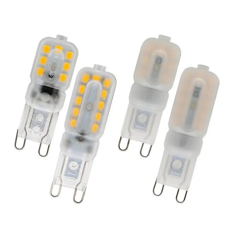 G9 LED Lamp Warm/Cold White AC220V-240V 14/22/32leds SMD2835 Chandelier Bulb Light 360 Degree Lighting 10pcs/lot