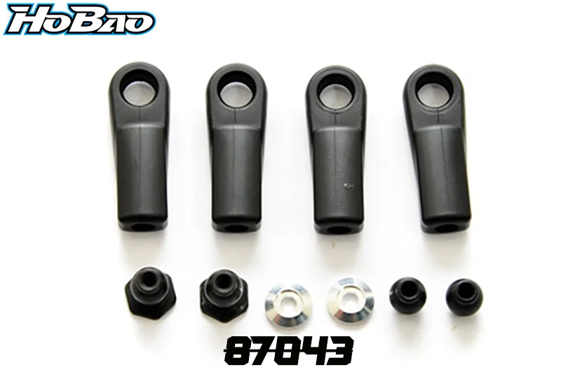 Original OFNA/HOBAO RACING 87043 Rear Upper Arm Ball End 7.8mm/ L36.5, 4PCS for 1/8 HYPER 7 TQ / PBS BUGGY