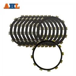 AHL 9pcs Motorcycle Clutch Friction Plates Set For YAMAHA XV1600 XV 1600 ROAD STAR 1999-2003