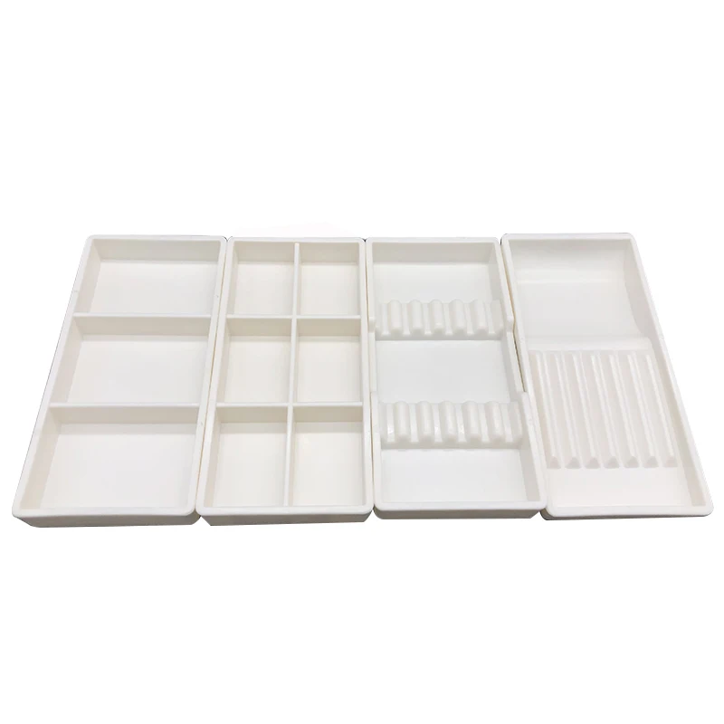 1 pz vassoi per armadi autoclavabili cassetto in plastica organizzatore dimensioni 9.5cm * 19.5cm * 2cm per dentista medico vassoio dentale