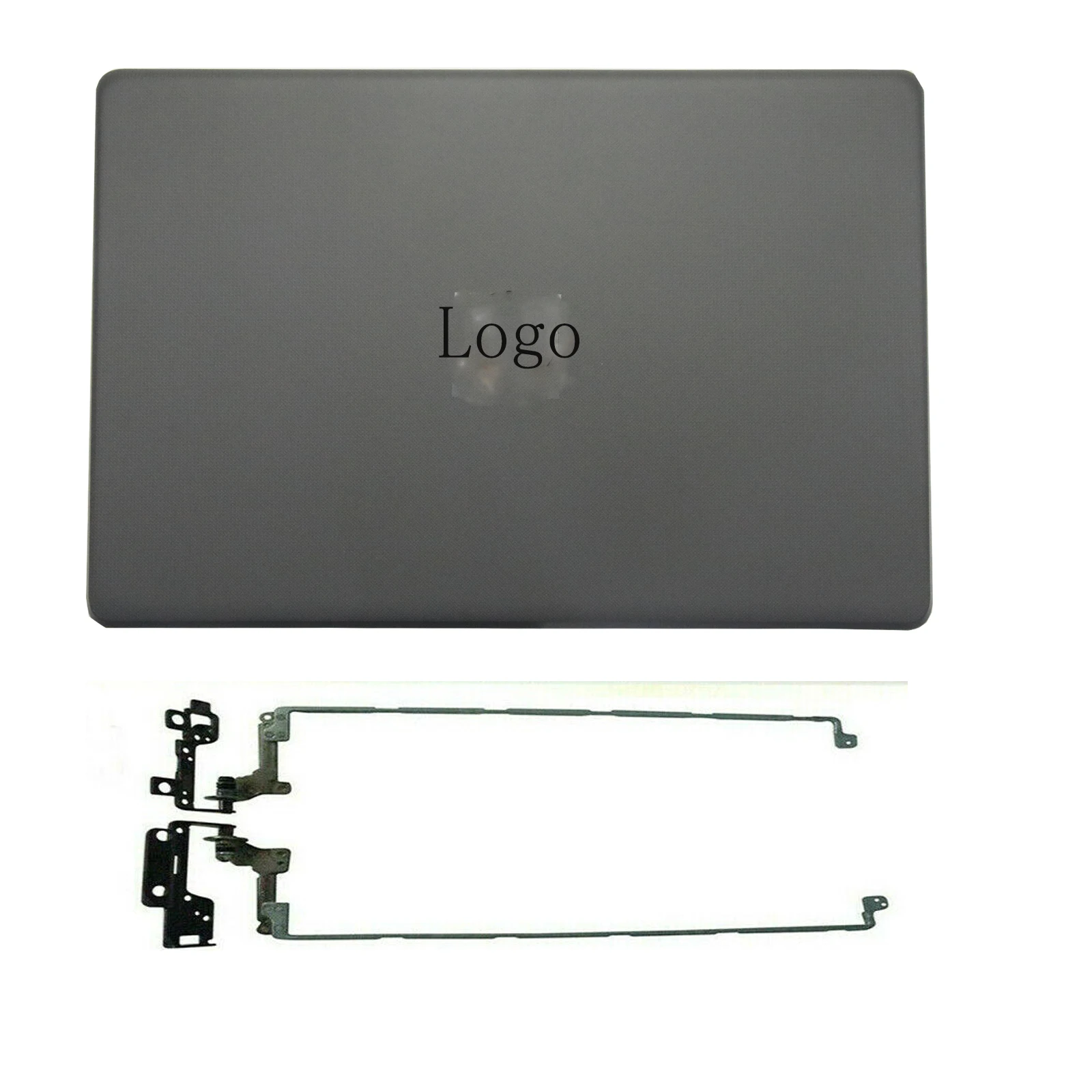 Imagem -02 - Lcd Volta Capa Frontal Moldura Dobradiças Cinza para hp 17-ak 17-bs 17bs 17-bs0xx 17-bs010nr 933293001 926484-001 Novo