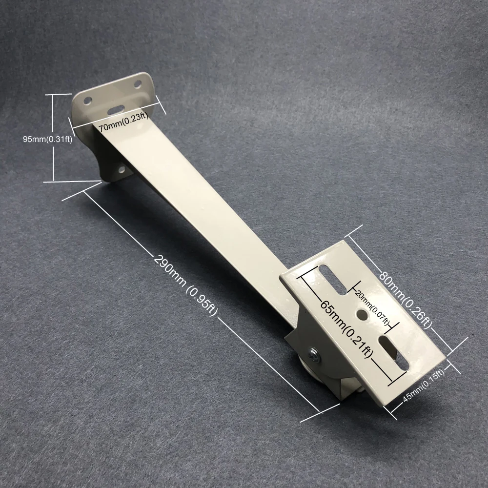 1 Pcs Wall Ceiling Mount Bracket Installation Monitor Holder Adjustable Angle Metal Security CCTV Surveillance Camera Stand