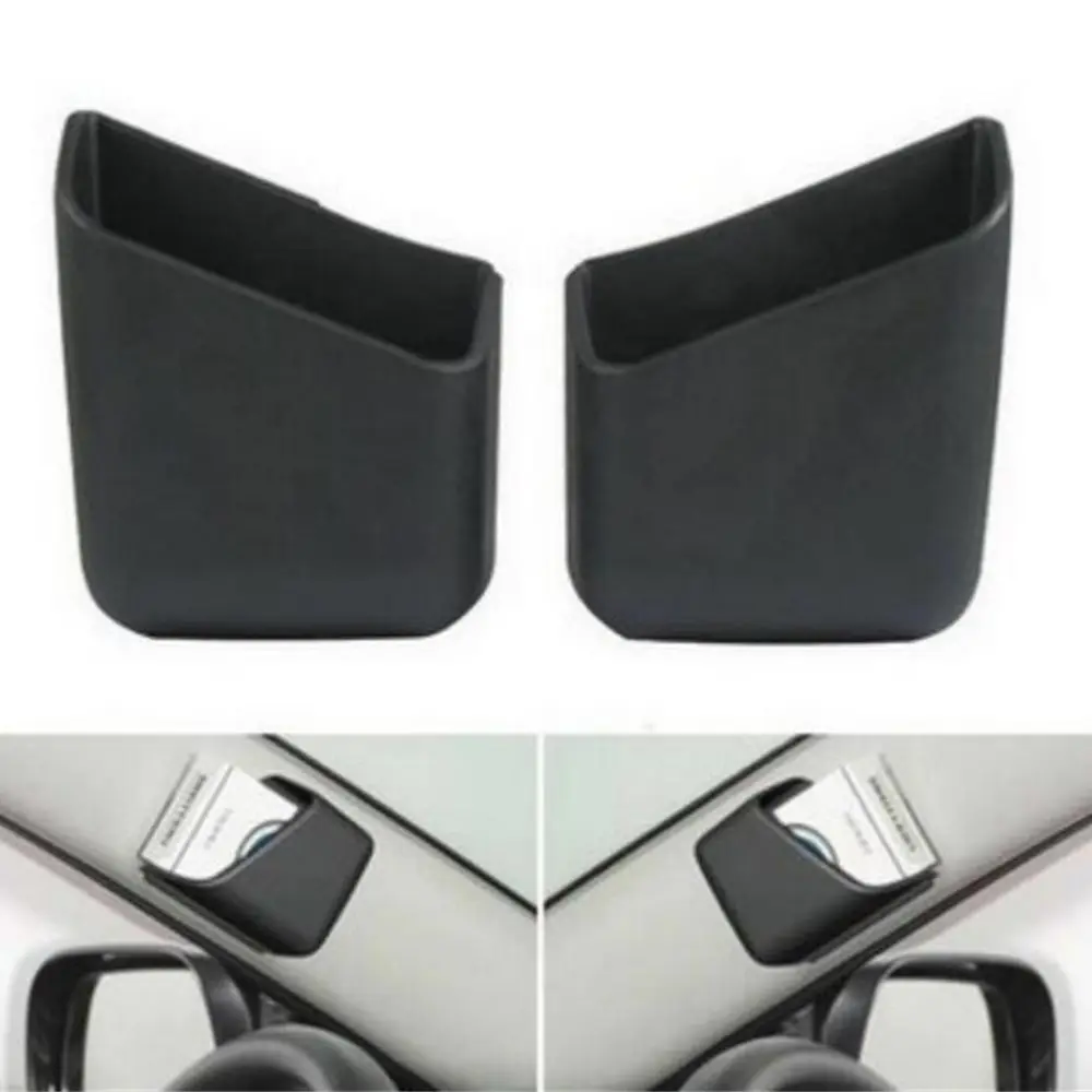 2 Pieces Car Card Holder Car Phone Holder Multifunctional Trash Box Storage Bag