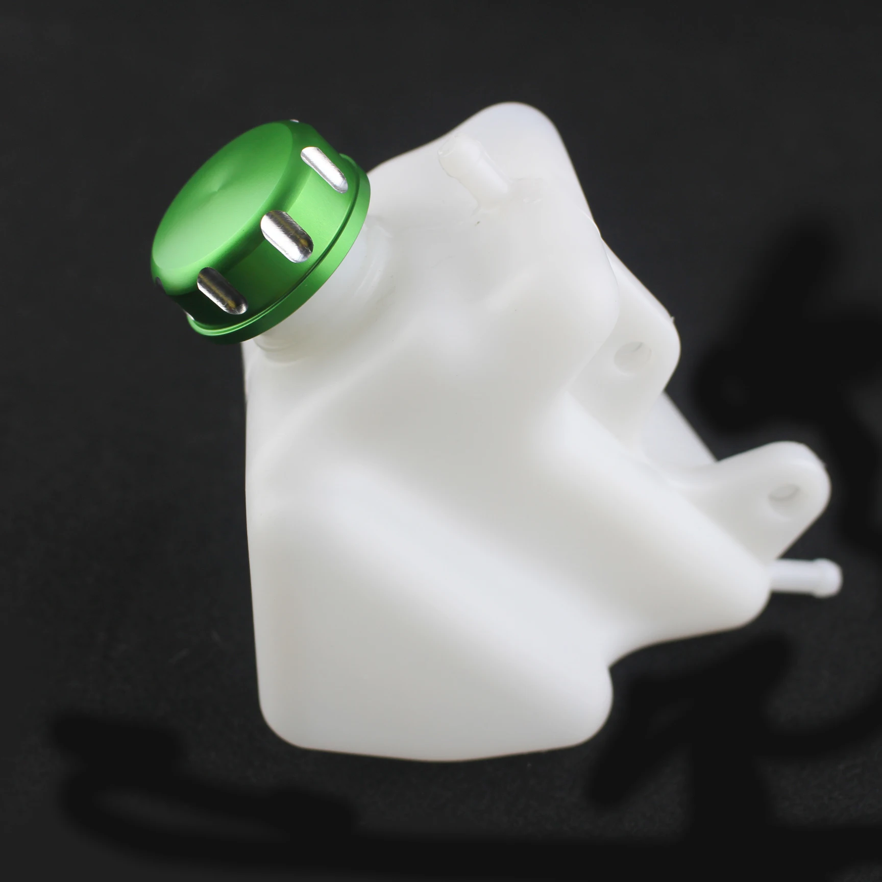 Motorcycle Engine Coolant Reservoir Tank CNC Cap Dirt Bike Radiator Overflow Tank Cooling Water Bottle For Kawasaki KLX250 08-17 image 3