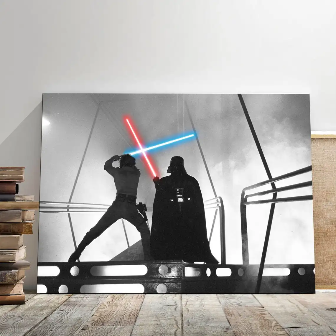 

Star Wars Poster Soilder Battleship Lightsaber Painting Canvas Print On Wall Art Picture For Living Room Home Decor Frameless