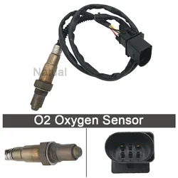 Sensor de oxígeno con sonda Lambda para coche, accesorio con índice de combustible, O2, para Audi, Seat, Volkswagen, VW, Skoda, Bentley 0258007353, 030906262G, 030906262J