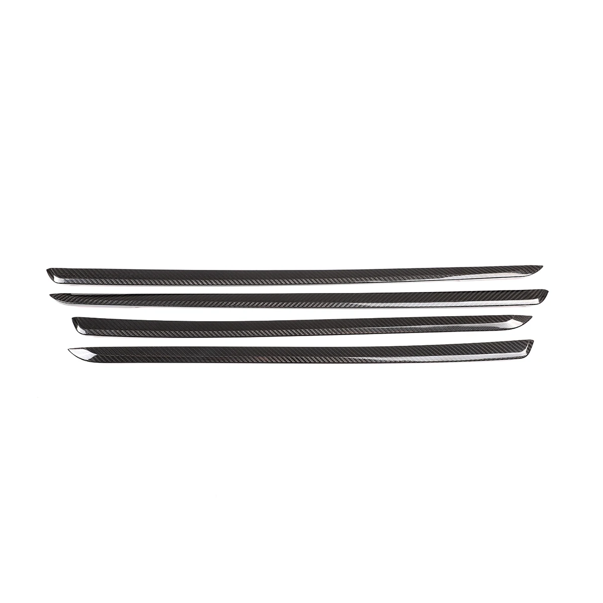 For BMW 3 Series GT 2013-2018 F34 real carbon fiber door trim strip 4-piece set of car modification accessories