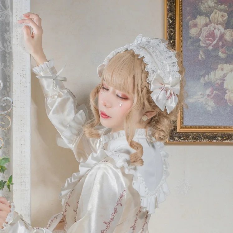 Sweet lolita headwear collection kawaii girl KC gothic lolita headband loli cosplay sweet lolita headwear bowknot hat