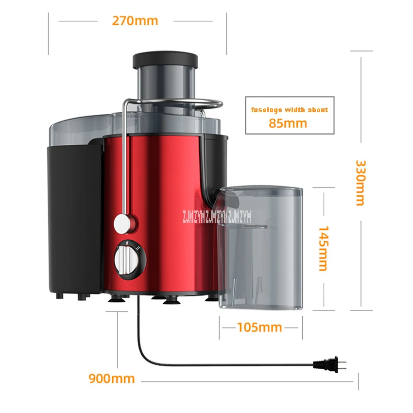 L815 Stainless Steel Juicer Food Machine Juice Extractor Machine Fruit Juice Squeezer Fruit Cooking Press Machine 220V/110V