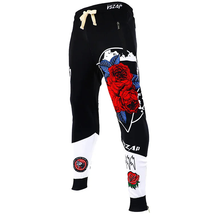 VSZAP-Fitness Training Rose Pants, Muay Thai, Sanda, MMA Fighting, Fighting, Running, Kick Boxing Spodnie sportowe