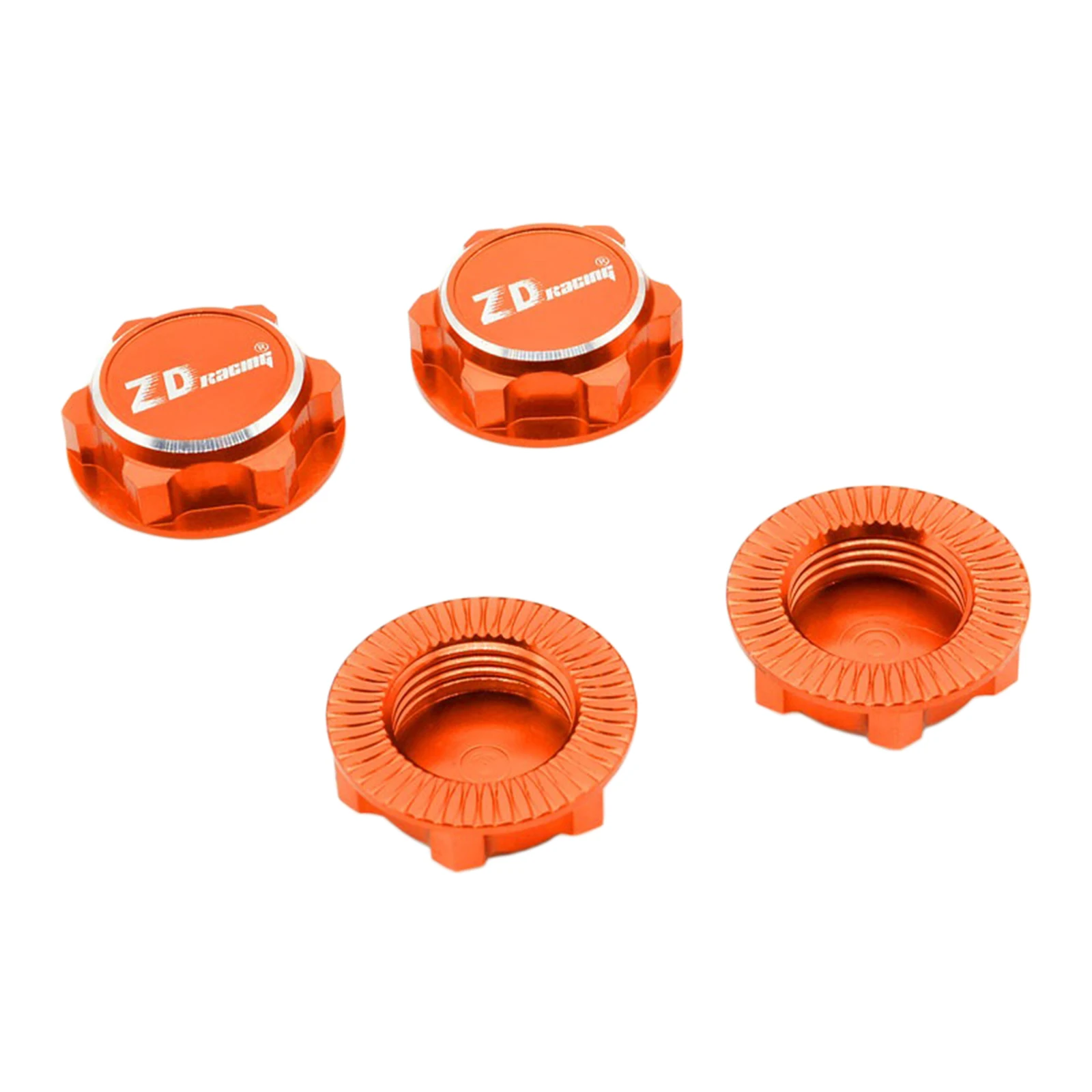 4pcs Metal 17mm Hex Wheel Nuts Set Mount Cap For 1:8 RC Car Off Road Car Spare Parts Accessory Upgrade