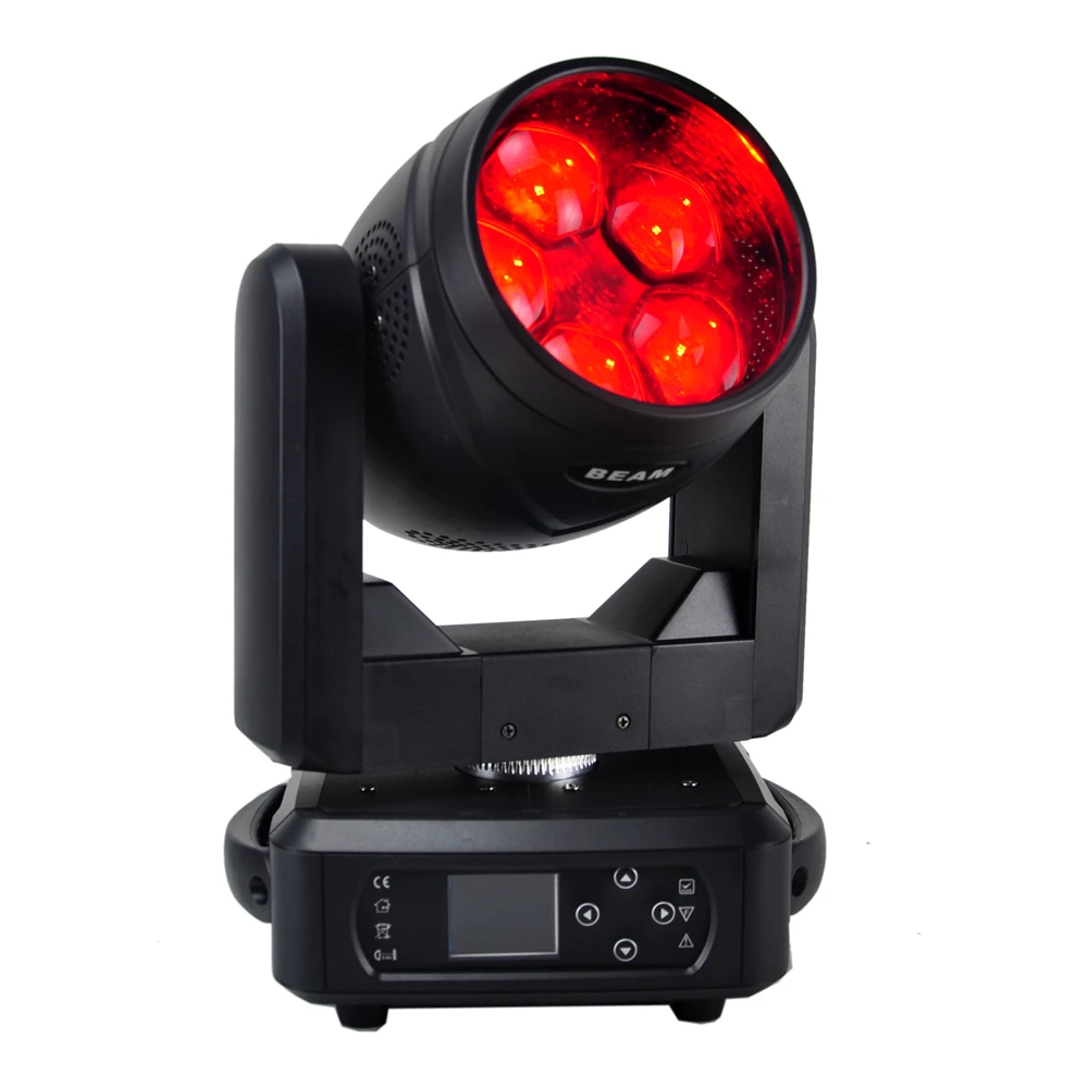 Imagem -02 - Bee Eyes Zoom Led Moving Head Light Rgbw 4in Feixe Lente de Lavagem Ultimate Girar Estágio Lente Zoom 5x40w