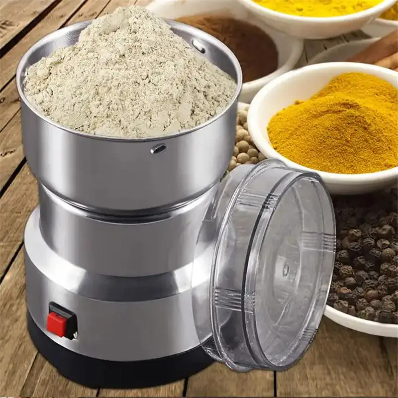 

1Pcs Electric Coffee Grinder Cereals Nuts Beans Spices Grains Dry Food Grinding Machine flour powder crusher Multifunctional