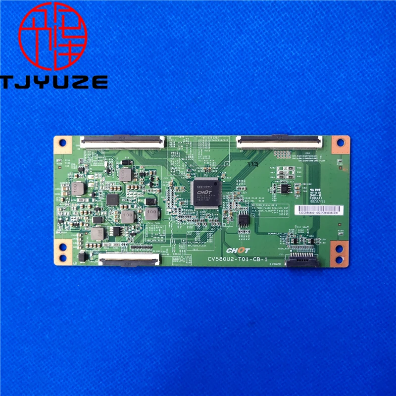 Good test work CV580U2-T01-CB-1 for LC-58Q7330U T-CON board 58RGE 58PUS6203/12 58R6E3 logic board L58M5-4A