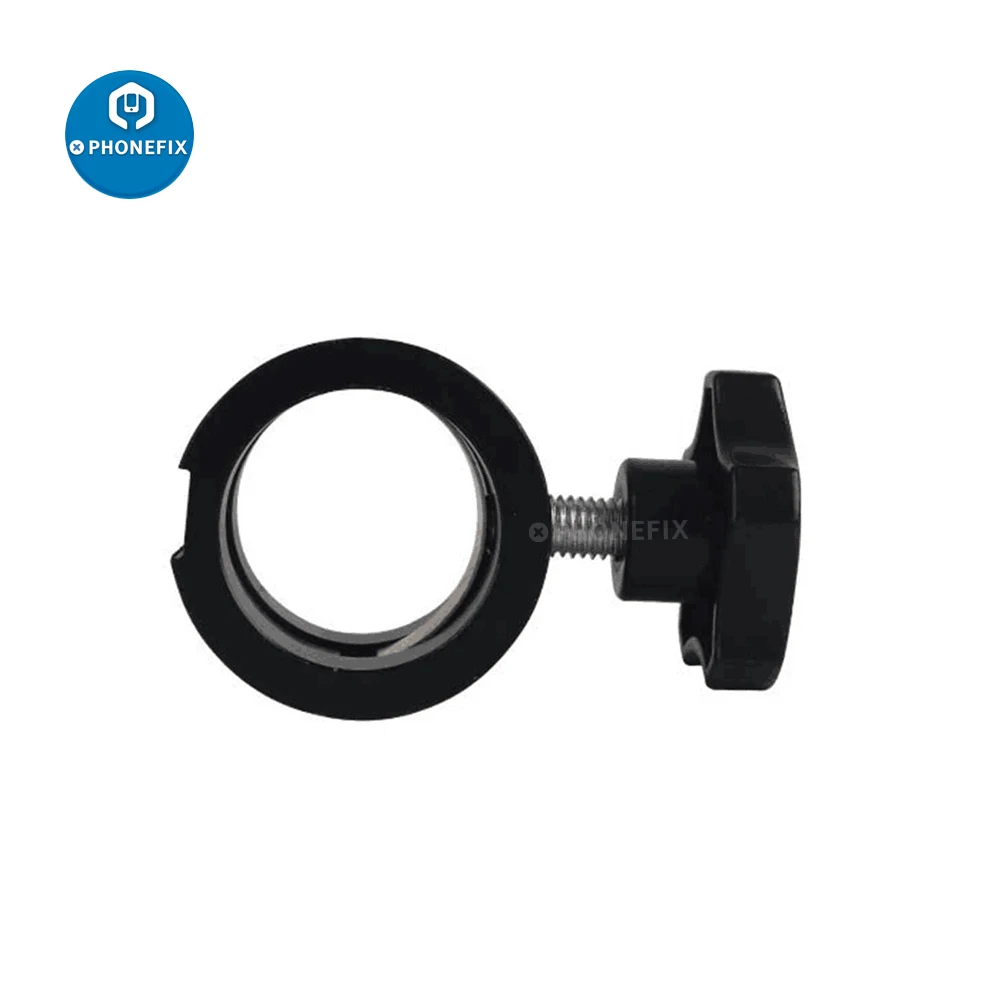 32mm indústria microscópio estéreo limite fix posição anel titular microscópio suporte coluna de metal coluna pilar barra adaptador com parafuso