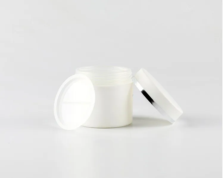 30g 50g 100g Frosted White Plastic Cosmetic Face Cream Container Jar Pot Nail Art Gel Powder Eye Shadow Lotion Case Makeup Box