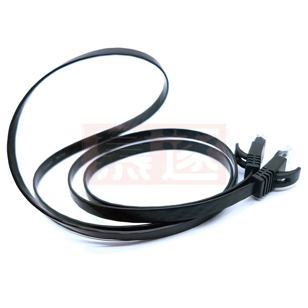 Ethernet Cable RJ45 Cat6 Lan Cable RJ 45 Flat Network Cable Patch Cord for Modem, Router, TV, Patch Panel, PC, Laptop 90 Degree