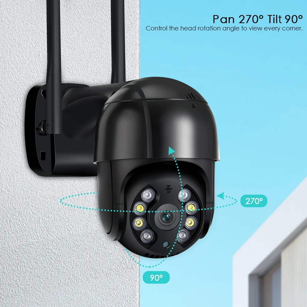 4K 8MP Wifi IP Camera 5MP H.265 Wireless Outdoor PTZ Camera AI Tracking 3MP HD Security Camera 1080P CCTV Surveillance P2P iCsee