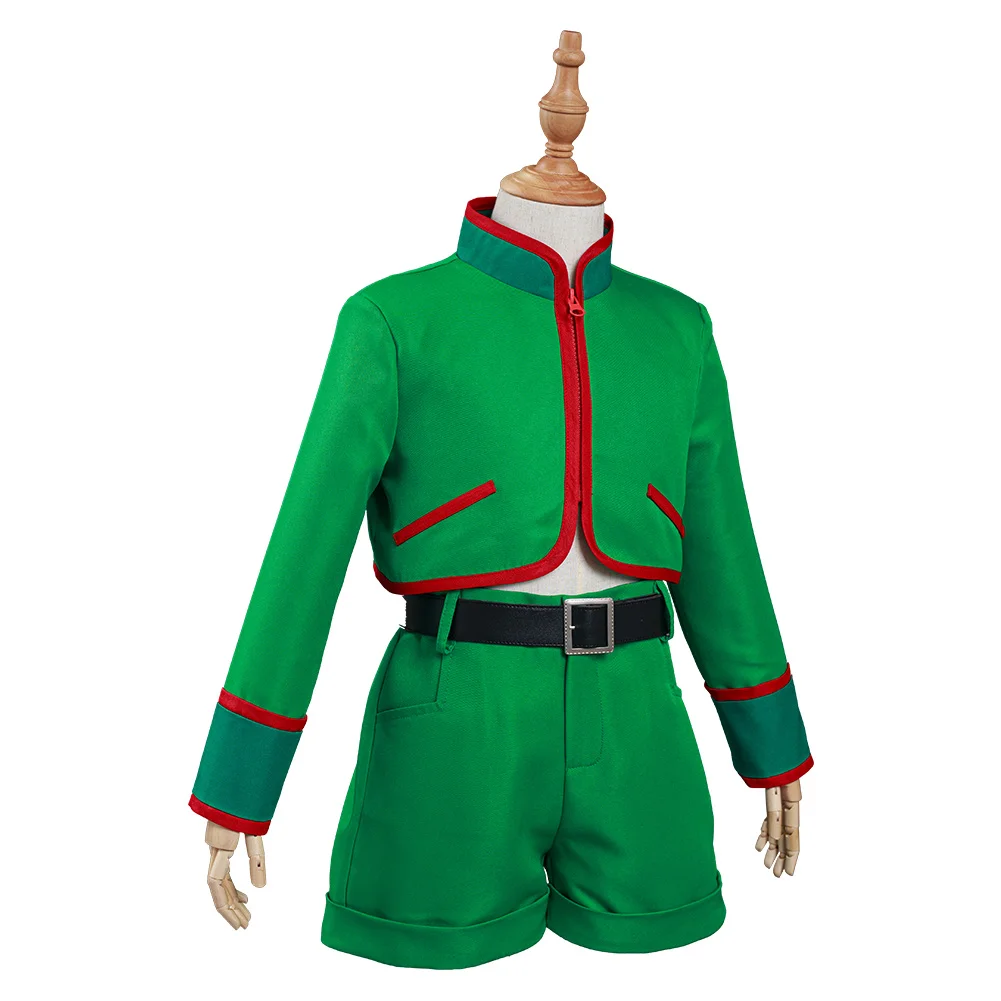 Gon Freecss Costume Cosplay bambini bambini Top pantaloni abiti Halloween Carnival Suit