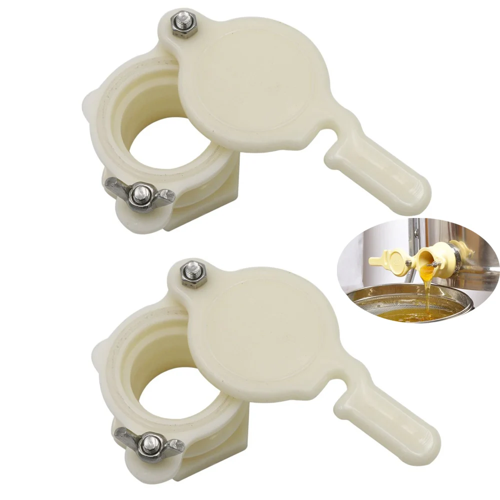 

2Pcs Plastic Honey Bottling Door Mouth Honey Gate Honey Valve Honey Tap Beekeeping Bottling Beekeeper Supplies Bee Stoppers Tool