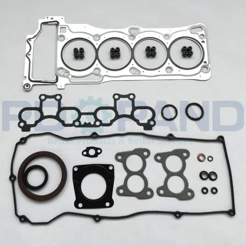 QG16DE Overhaul Rebuilding Gasket Kit 10101-8M027 forNissan Sunny NEO N16 Primera P12 1.6L