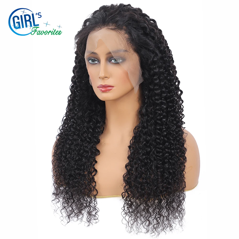 

Indian 13X4 Lace Frontal Wigs Long Curly Lace Front Wig Jerry Curly Human Hair Wigs 30 Inch Curly Human Hair Wigs For Women 180%