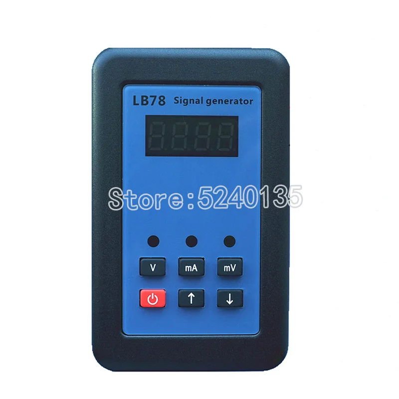 

LB78 Portable Precision 0-10V 0-5V 4-20mA Signal Generator 0-110mV Calibrator mA mV Signal Current Generator for PLC Transmitter