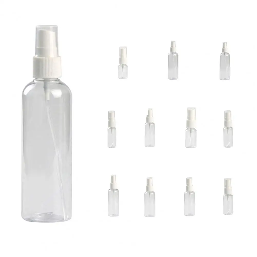 5ml Ätherisches öl Leere Spray Flasche Nachfüllbar Reise Transparente Kunststoff Parfüm Zerstäuber Lagerung Flasche Gläser 5ml-200ml