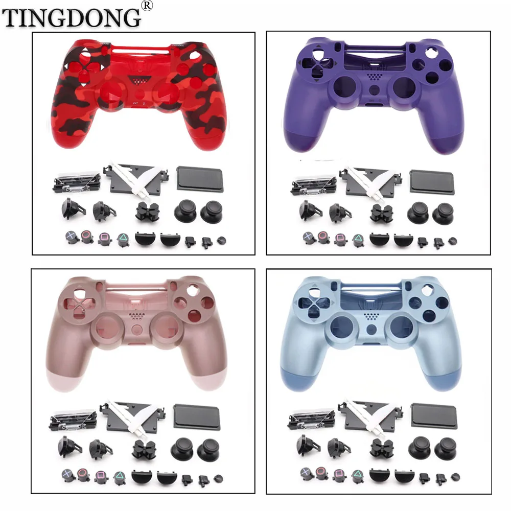 

Replacement Housing Shell Case Buttons Set DIY Mod Kit for PS4 Slim 4 Controller Spare Parts