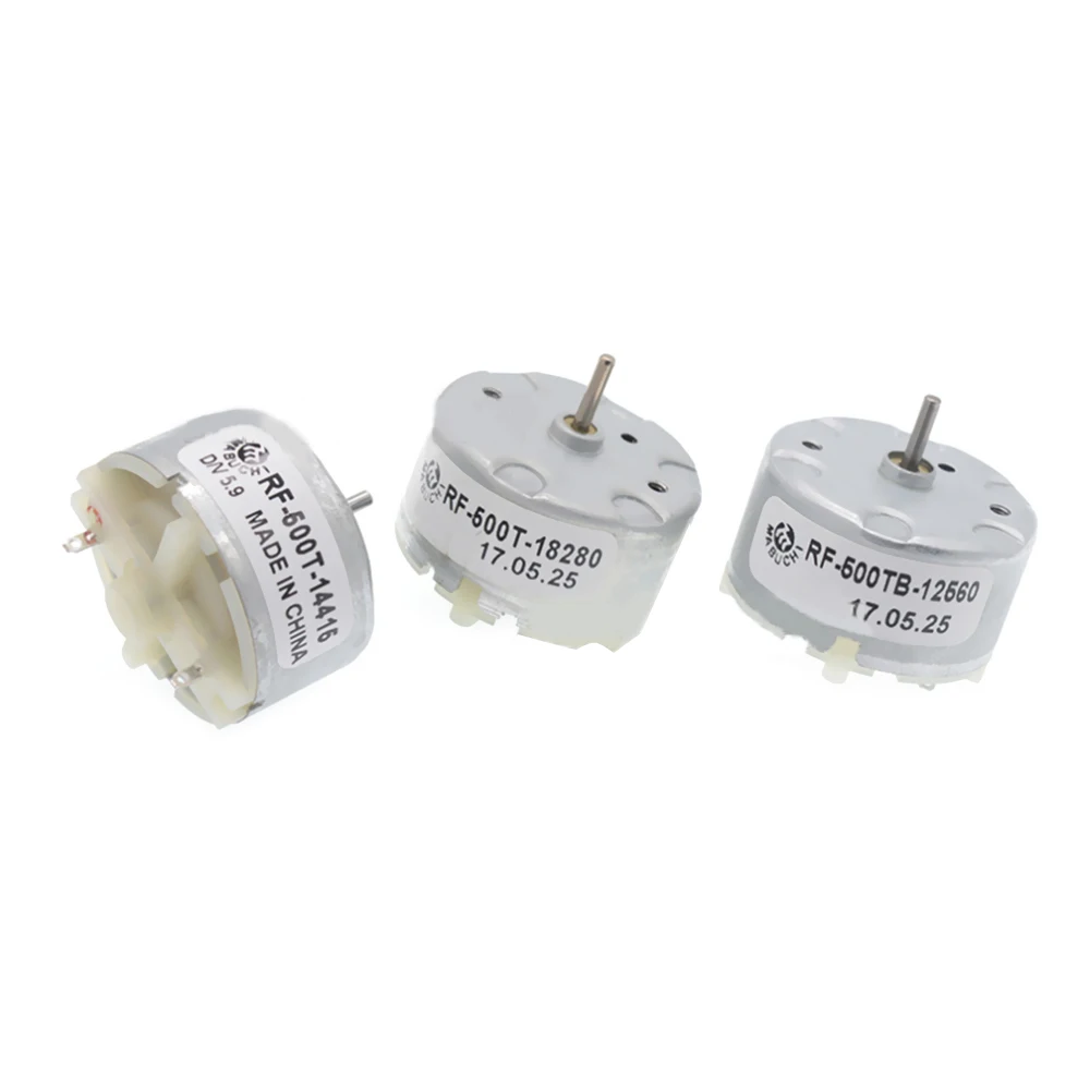 1PCS RF-500TB Micro DC Motor RF-500TB-14415 RF-500TB-12560 RF-500TB-18280 Low Noise Stable Speed and Large Torque