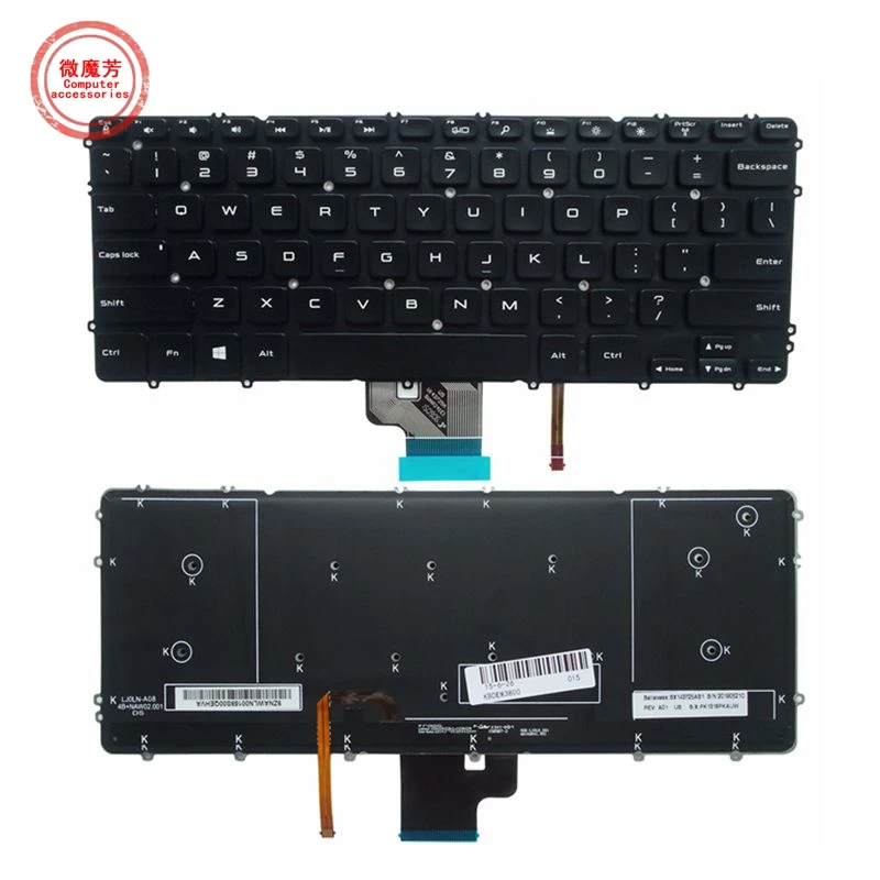 

NEW English Layout Keyboard For Dell Precision M3800 XPS15 XPS 15-9530 15 9530 US Backlit 0HYYWM