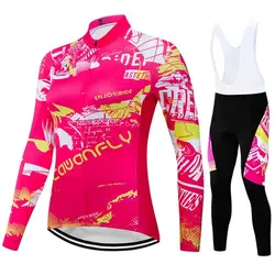 Outdoor cycling wear long-sleeved road bike spring and autumn quick-drying breathable long-sleeved suit women cycling wear