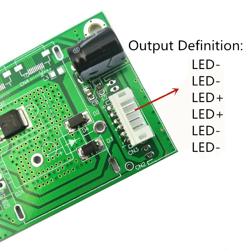 GYD-255Panel De Retroiluminacion LED Para TV, Tablero De Controlador De Corriente Constantte, 10-42 Pulgadas, Universal