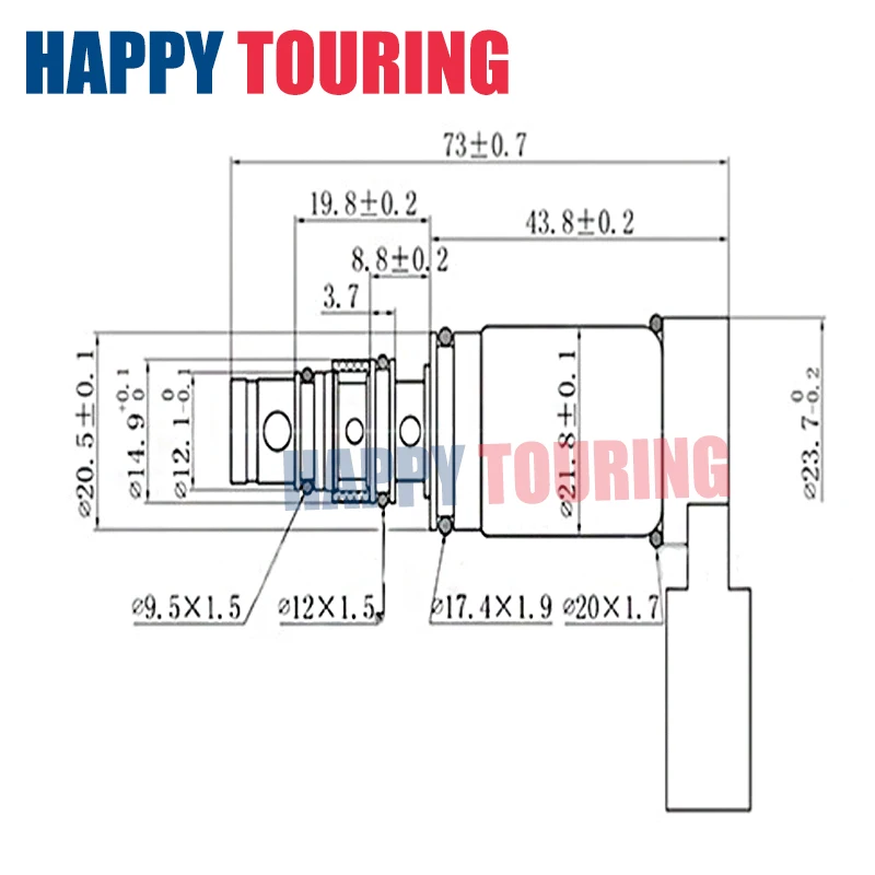 AC  Compressor Electronic Solenoid Control Valve for Volkswagen Skoda Audi PXE14-1721P PXE14-1748F PXE16