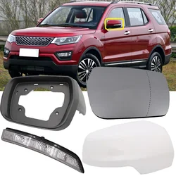 Lofty Richy For Changan CX70 Outside RearView Mirror Side Door Mirror Cover Turn Light Glass Frame Lens Shell  Lid Cap