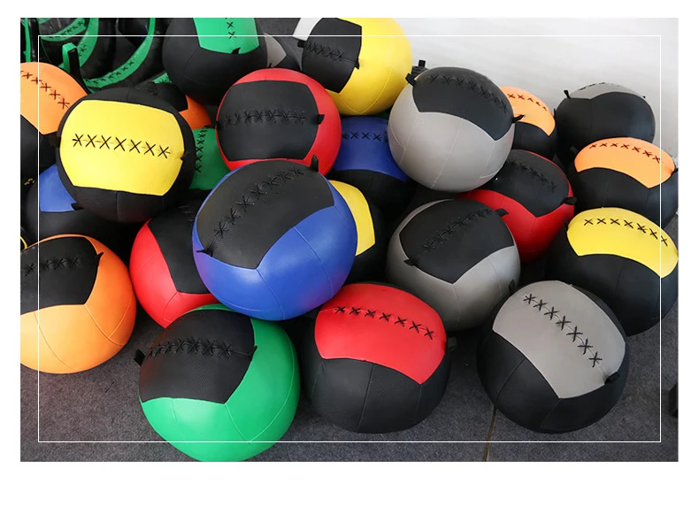 Gym Home Fitness 35CM Empty Snatch Wall Balls Multifunction Ball For Yoga Workouts Balance Training Soft Grip Medicine Ball