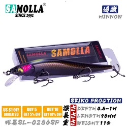 New Minnow Fishing Lure Wobblers  Hard Baits 10g 98mm 0.5-1m Isca Artificial Equipment Peche En Mer Accessories Pesca Leurre Dur